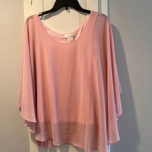 MM Couture pink blouse